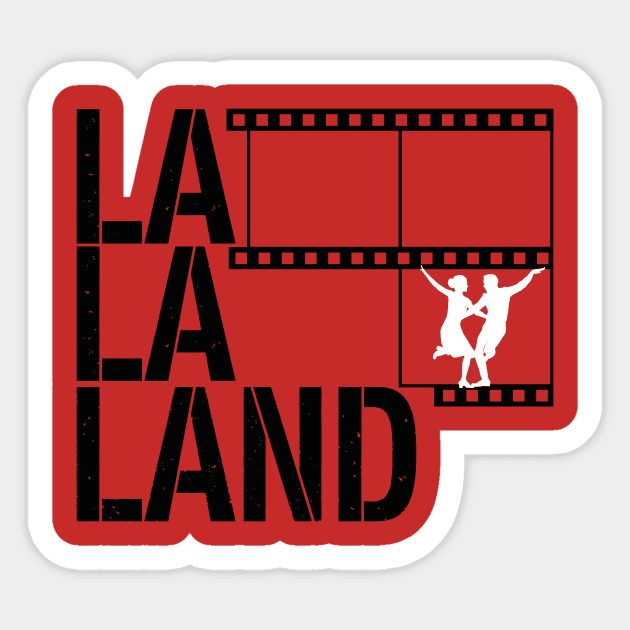 La La Land (West side story style) Sticker by geekmethat